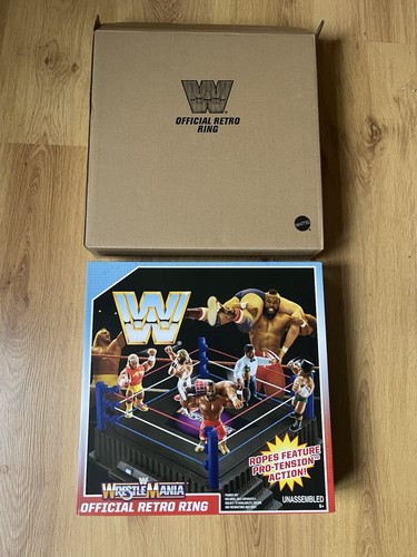 Wwe mattel retro wrestlemania - wwe,