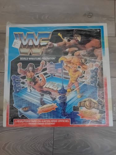 Wwf hasbro wrestling ring 1991 - wrestling,